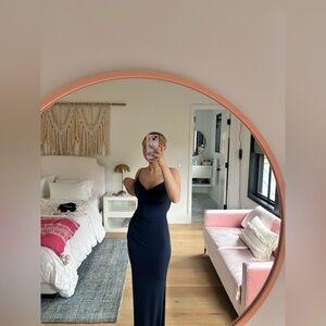 Elegant Navy Blue Dress